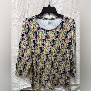 Kim Rogers cute giraffe print top